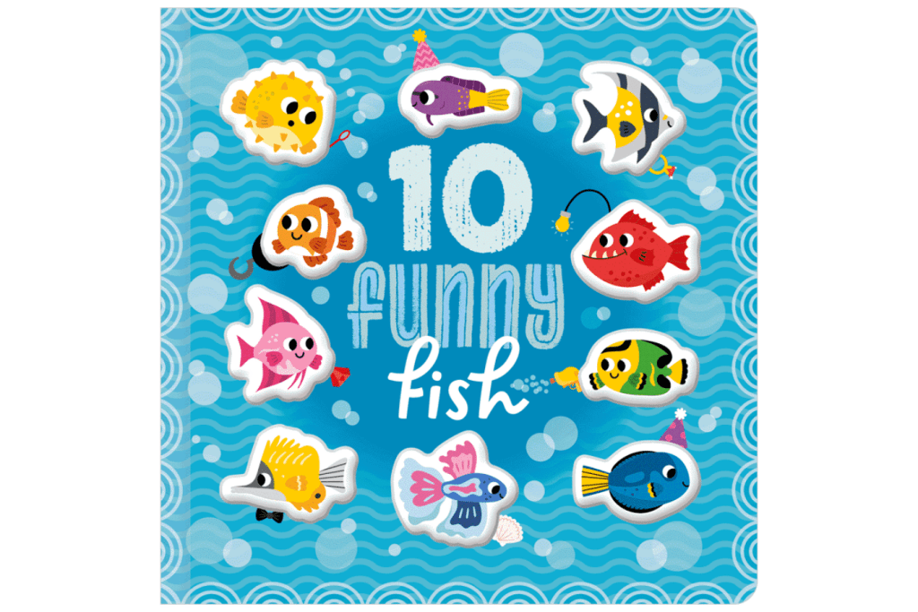10 Funny Fish, Make Believe Ideas, books for 3 year olds, books for 4 year olds, books for 5 year olds, best children's books, books that teach children to count, The Montessori Room, Toronto, Ontario, Canada.