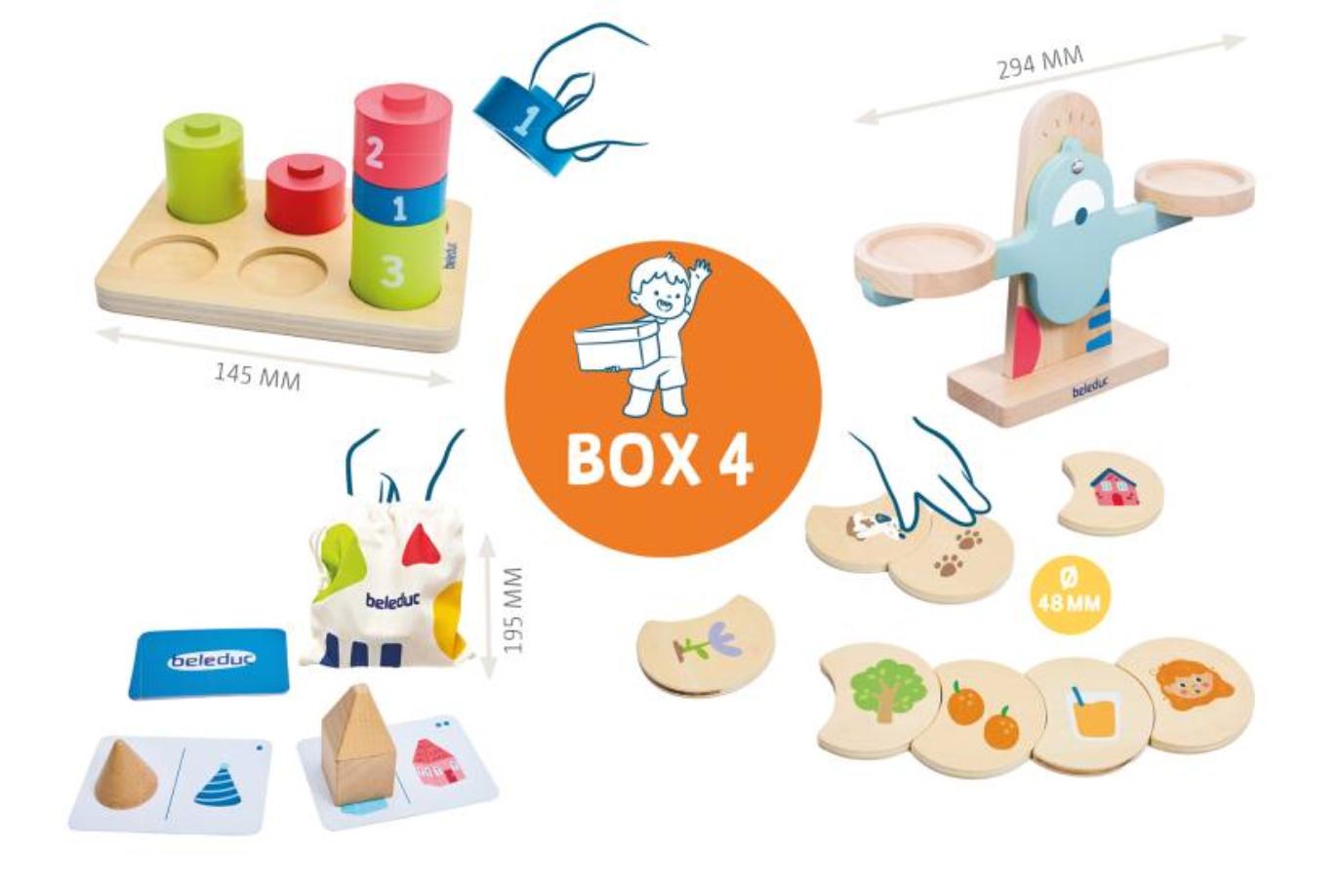 Beleduc Curious Tots Box 4: 30 - 36 Months
