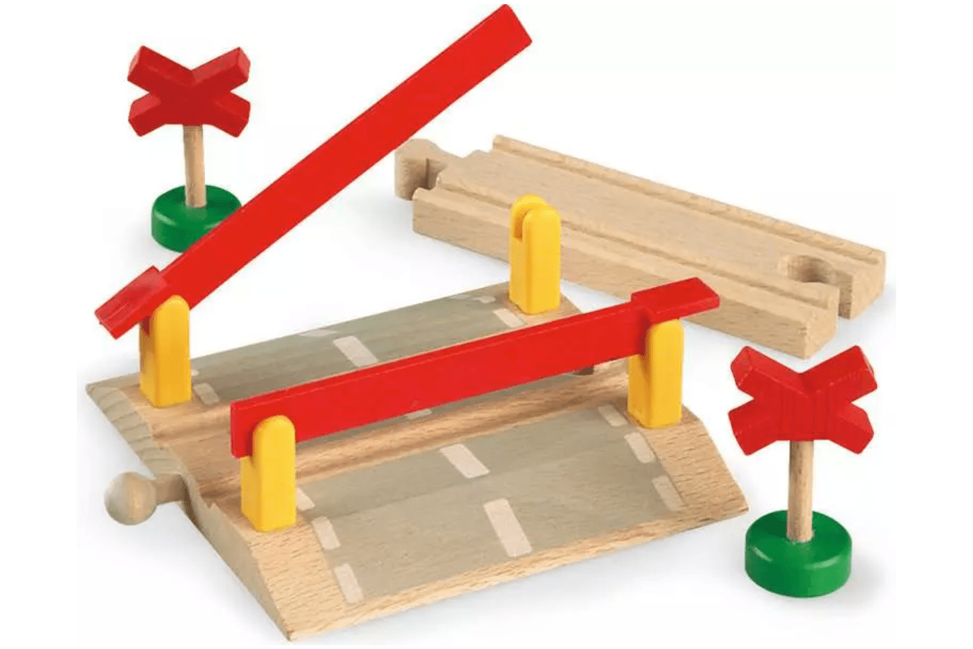 Brio Train Tracks Railway Crossing, Brio, Brio accessories, wooden train set, best wooden train set, high quality wooden train set, best gifts for kids, The Montessori Room, Toronto, Ontario, Canada.