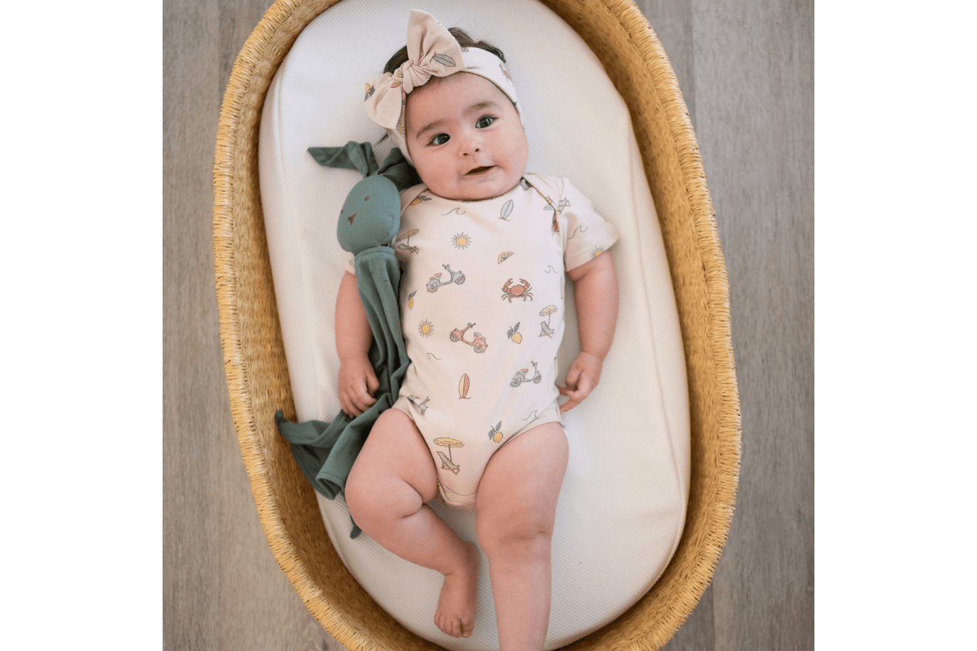 Bug + Bean Organic Cotton Bunny Lovey