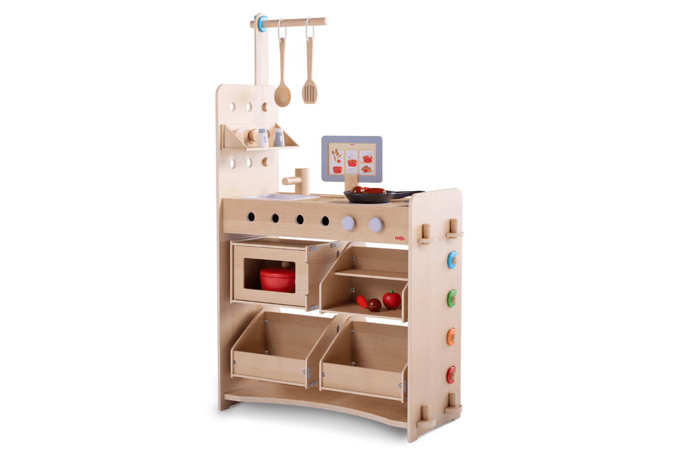 Haba Creative Play 3 in 1 – Play Kitchen, Store & Workshop