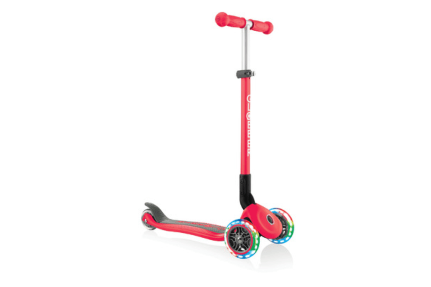 Incredible Novelties Red Globber Primo Foldable Scooter with Lights