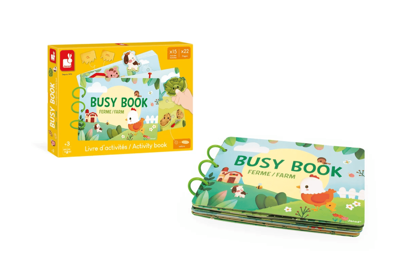 Janod Farm Busy Book