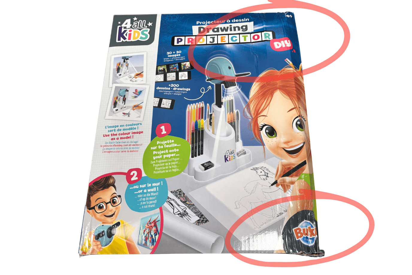 K.I.D. Toys Inc. Drawing Projector Kit - Damaged Box- FINAL SALE