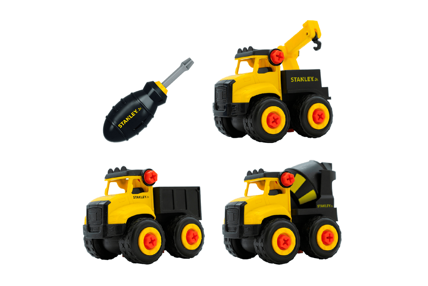 K.I.D. Toys Inc. Stanley Junior: Take Apart Truck Set