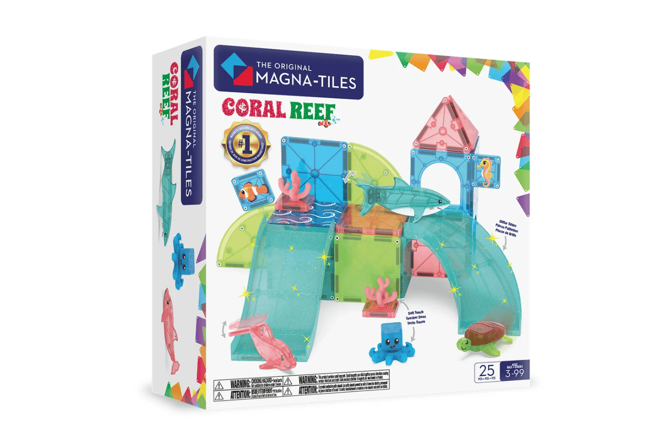 Valtech Magna Tiles Magnatiles Coral Reef - 25 Piece Set