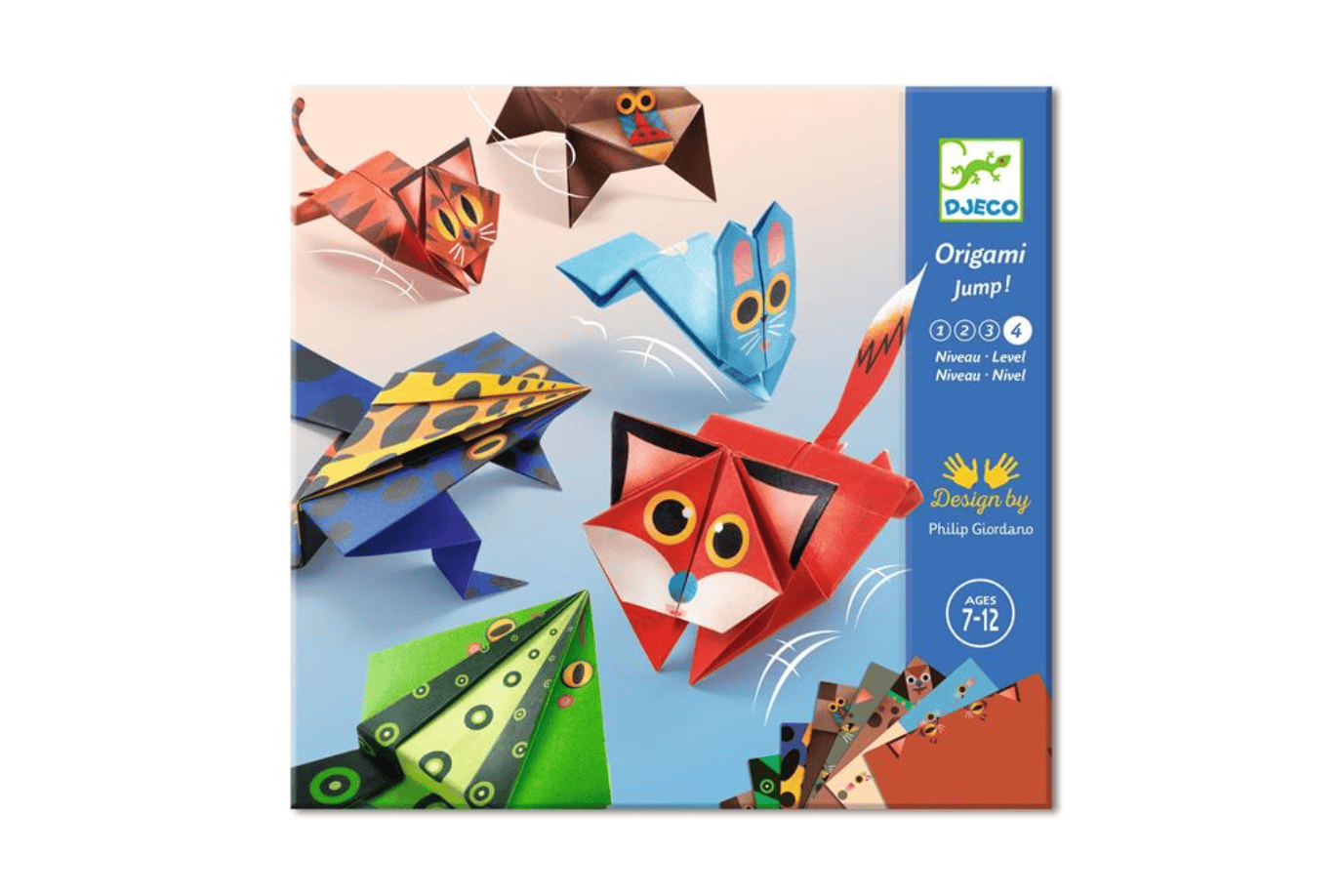 Ilo Jumping Animals Djeco Origami Kits