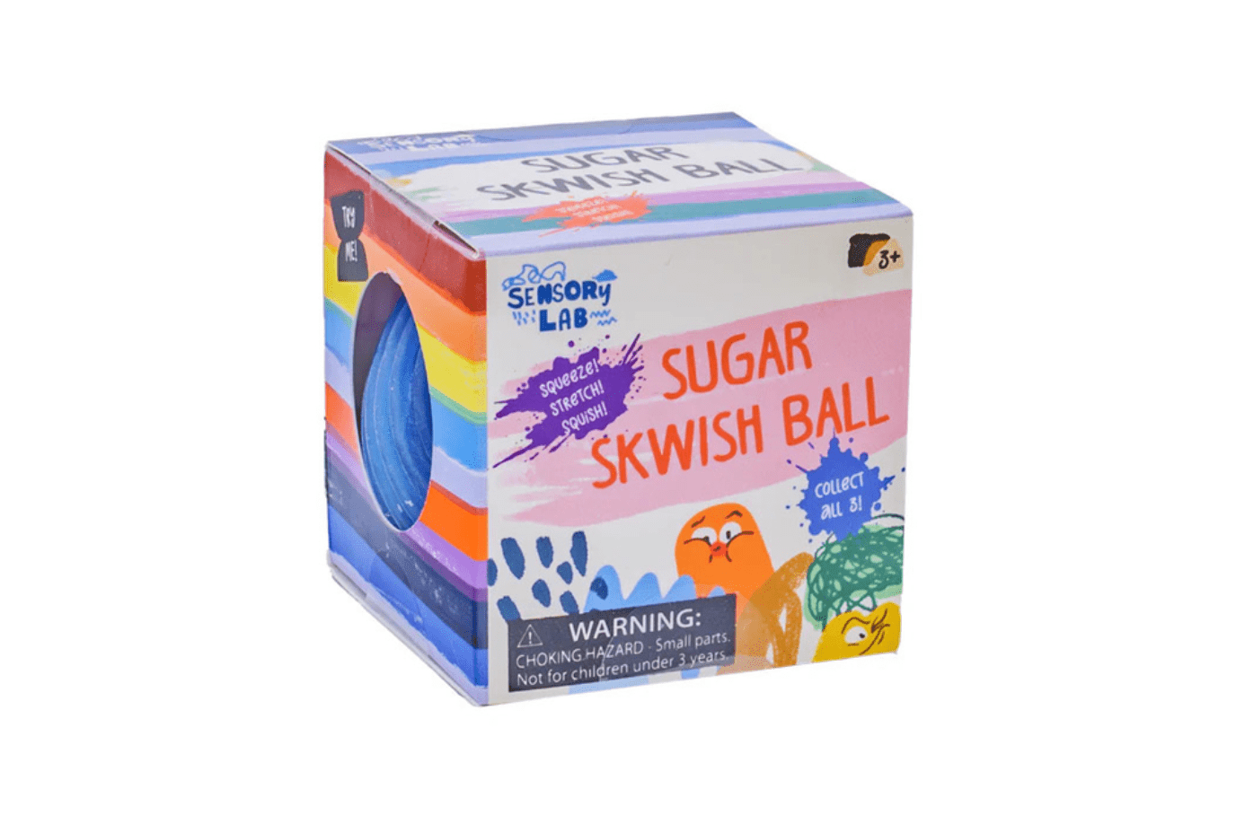 Stortz Toys Sensory Lab Sugar Sqwish Ball (Various Colours)