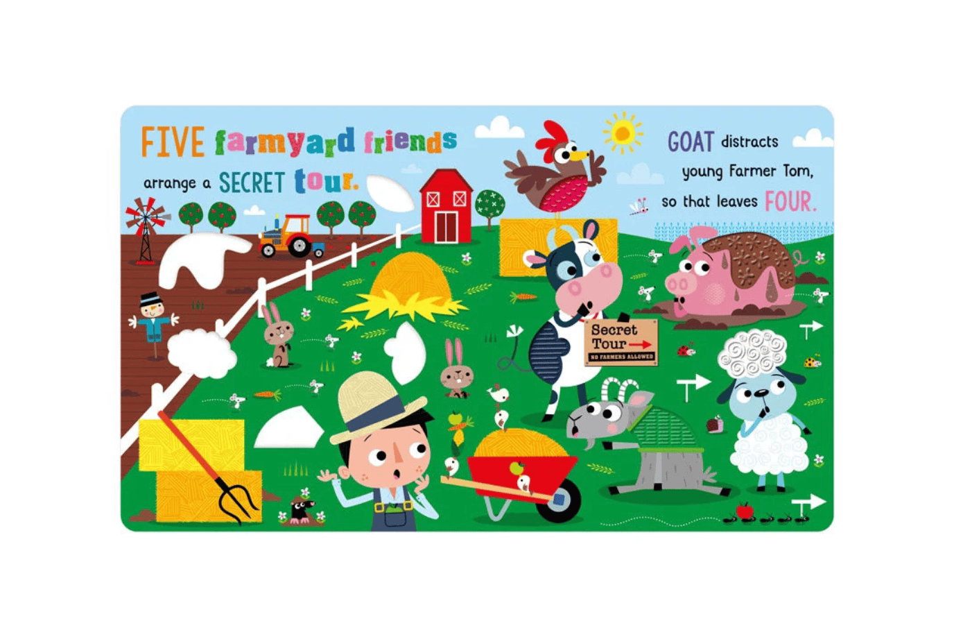 Fire the imagination Never Touch The Farmyard Friends Board Book