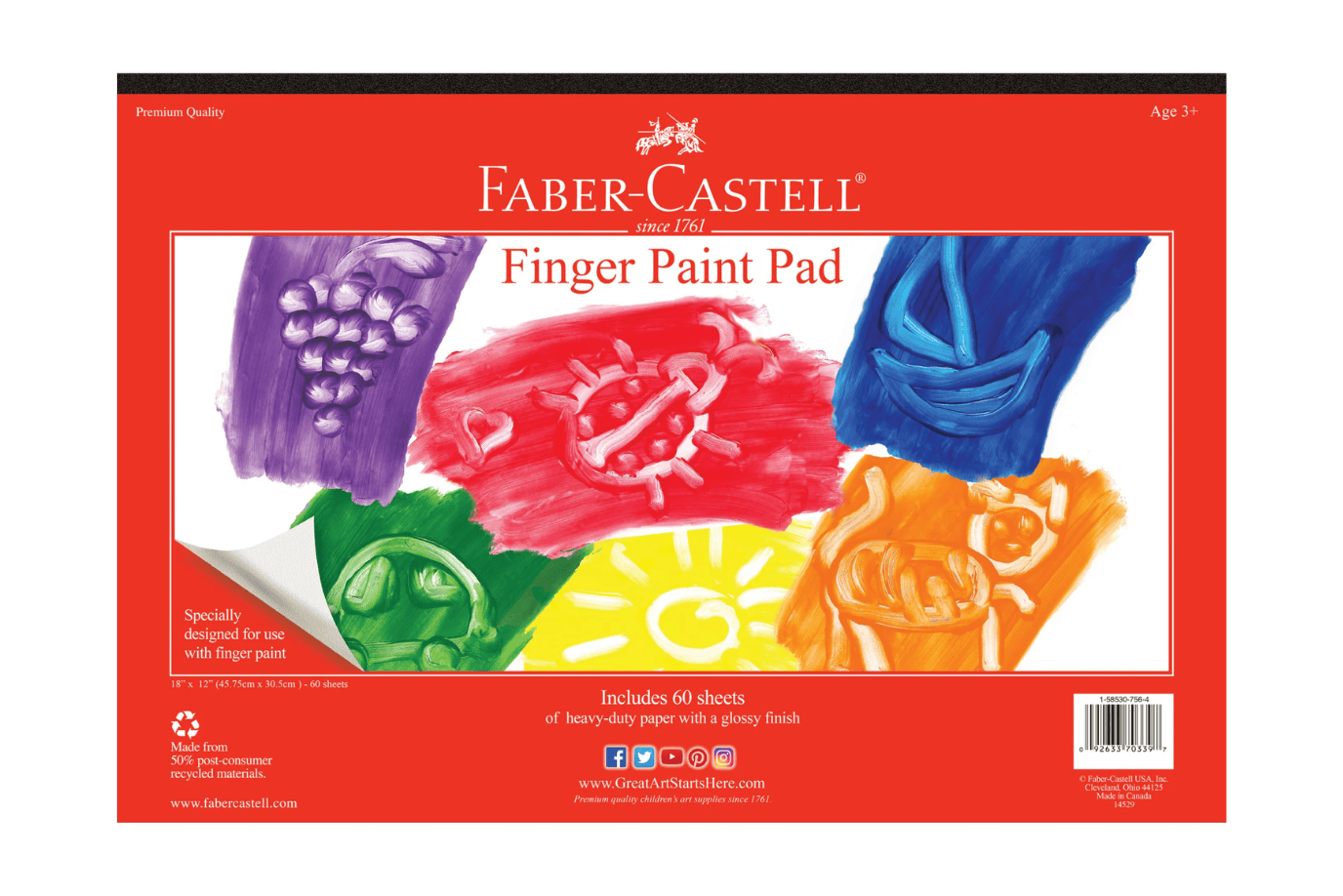 Faber Castell Finger Paint Pad