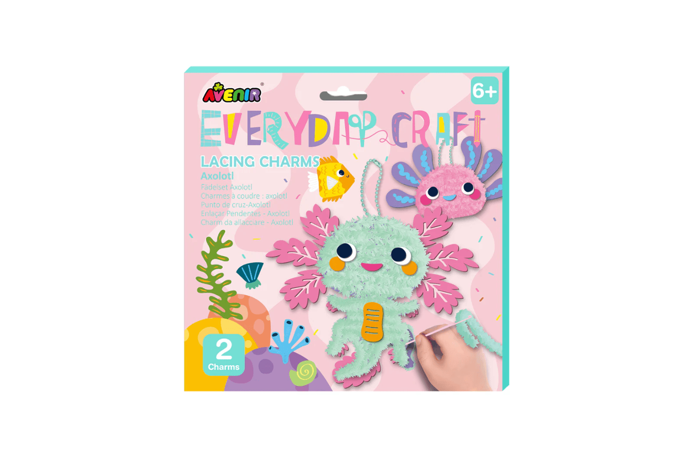Playwell DIY Axolotl Lacing Charm