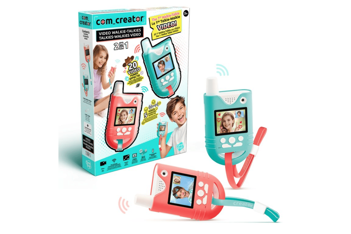 Canal Toys Outdoor Com Creator Video Walkie Talkies