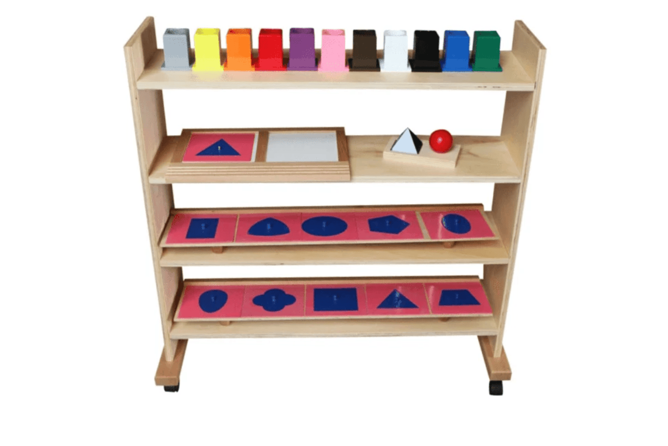 Adena Montessori Metal Insets Shelving Unit