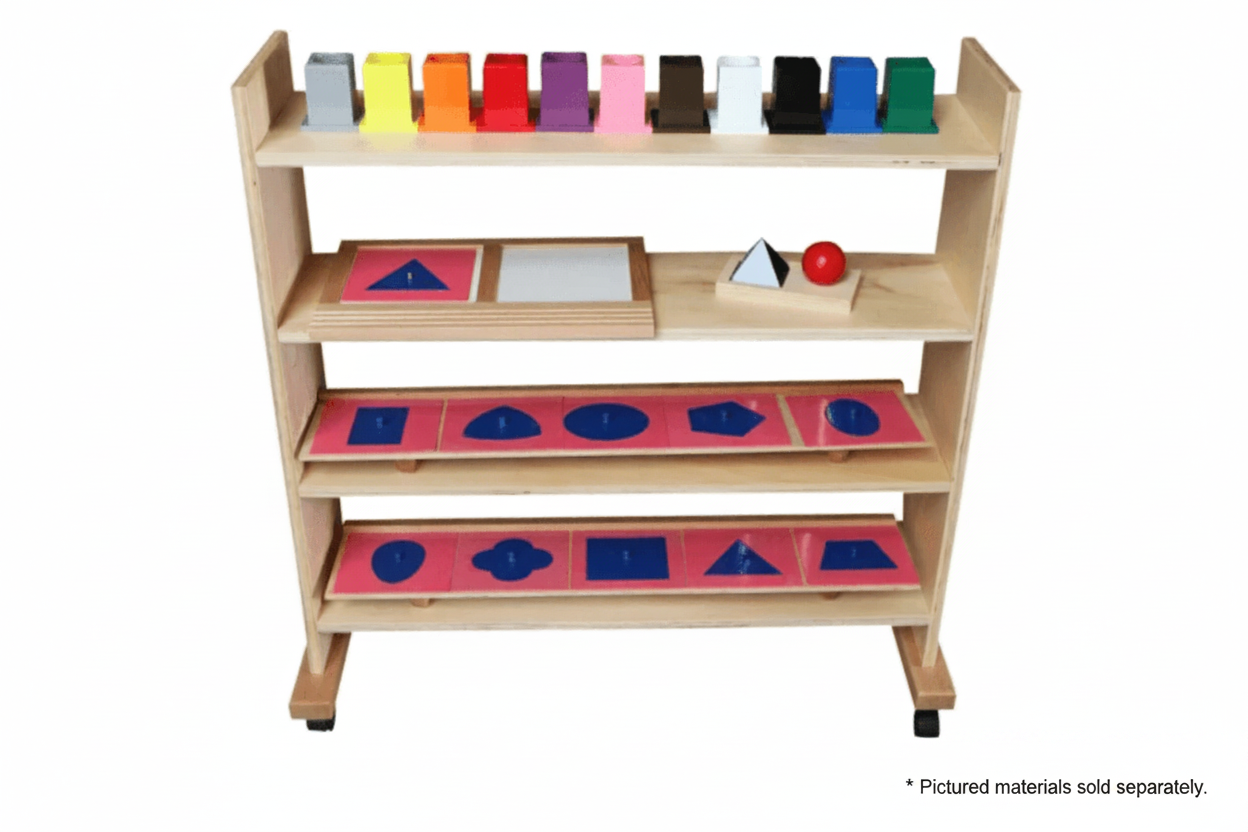 Adena Montessori Metal Insets Shelving Unit