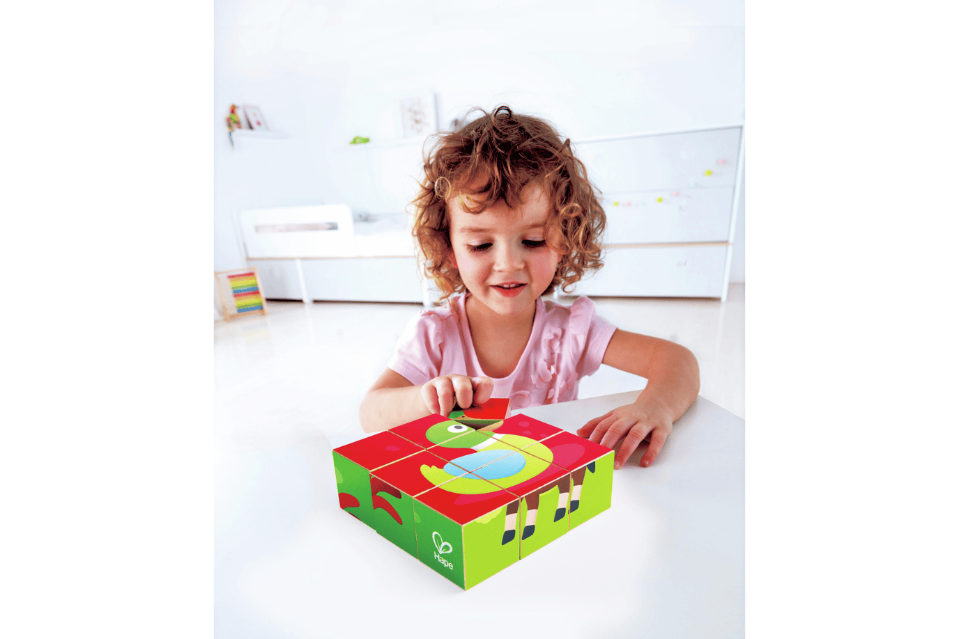 Playwell Hape Farm Wooden Puzzle Blocks