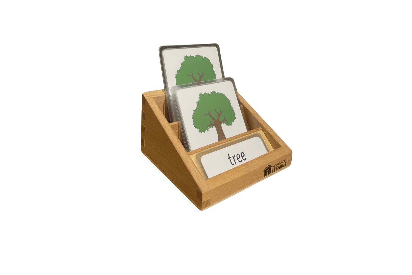 Adena Montessori 3-Part Card Holder