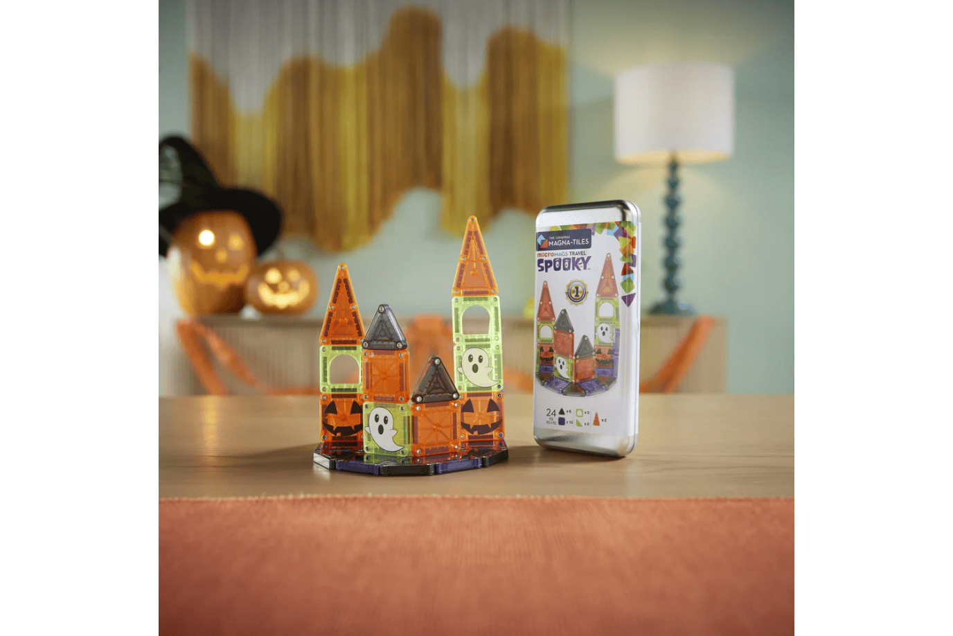 Valtech Magna Tiles MAGNA-TILES® microMAGS Spooky 24-Piece Travel Set