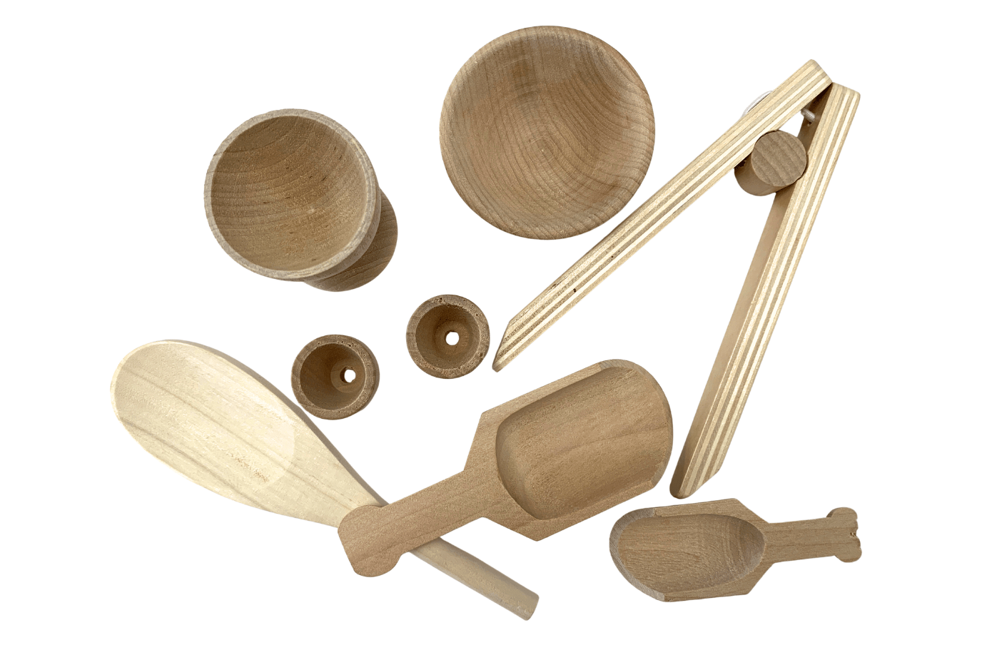 MVITA Wooden Sensory Bin Tool Kit
