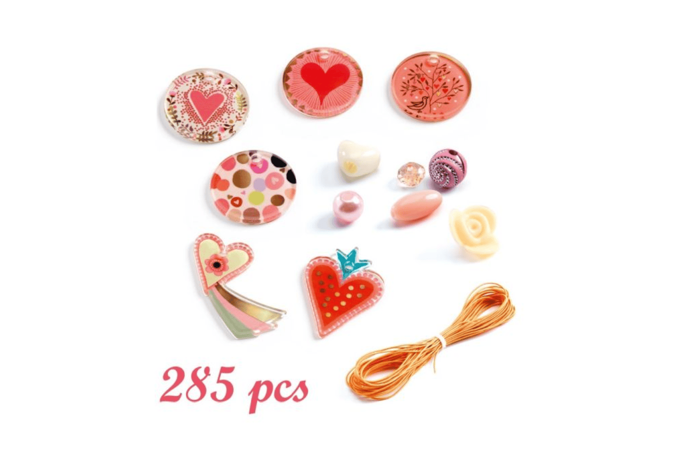 Ilo Fancy Heart Beads