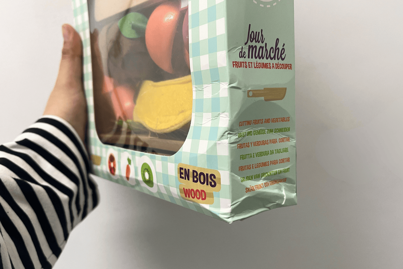 Fire the Imagination Wooden Fruit & Vegetable Cutting Set - Damaged Box - FINAL SALE