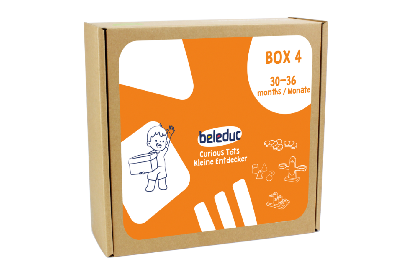 Beleduc Curious Tots Box 4: 30 - 36 Months