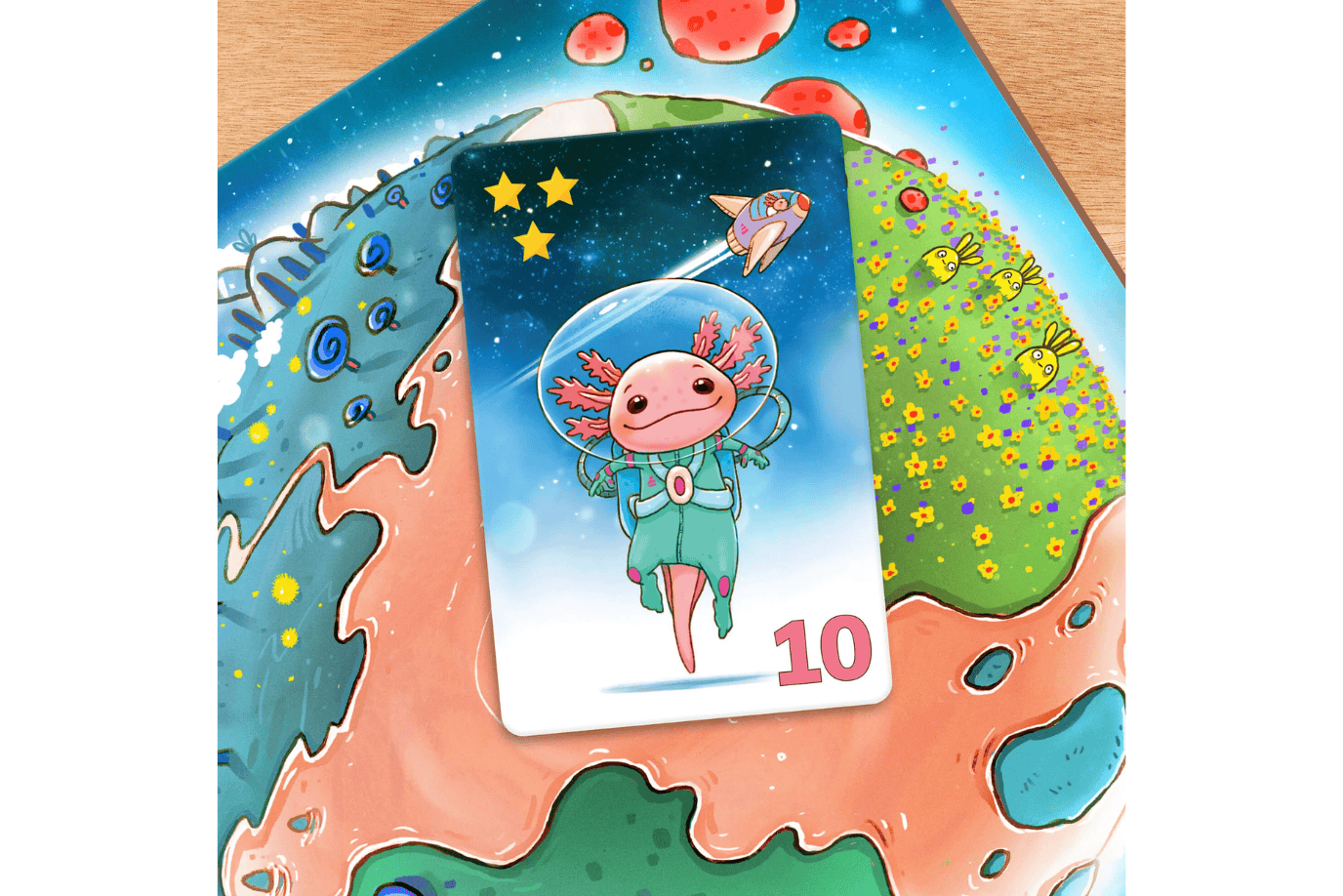 Haba Galaxolotl Strategy Card Game
