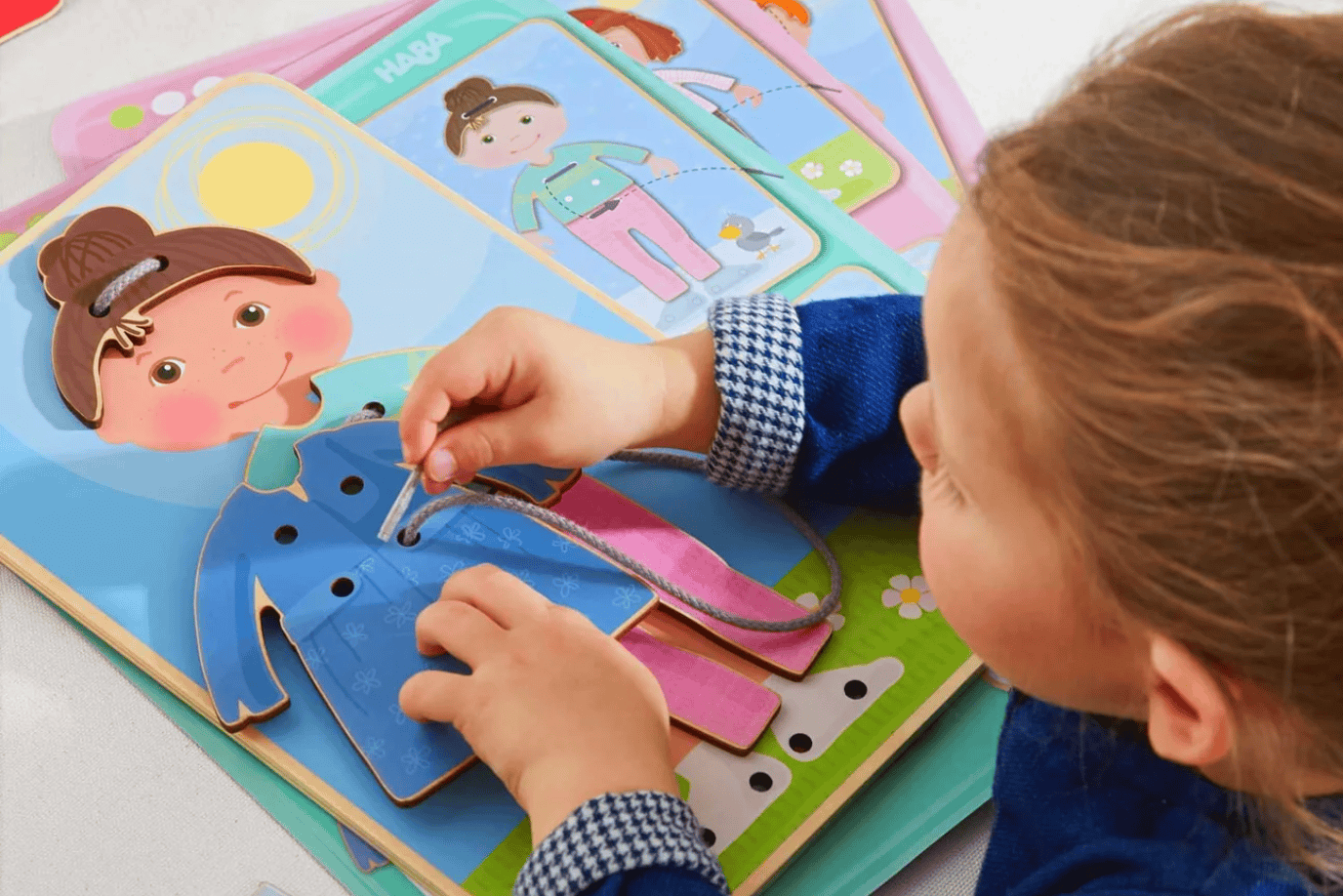 Haba Dress Me - Threading and Lacing Game