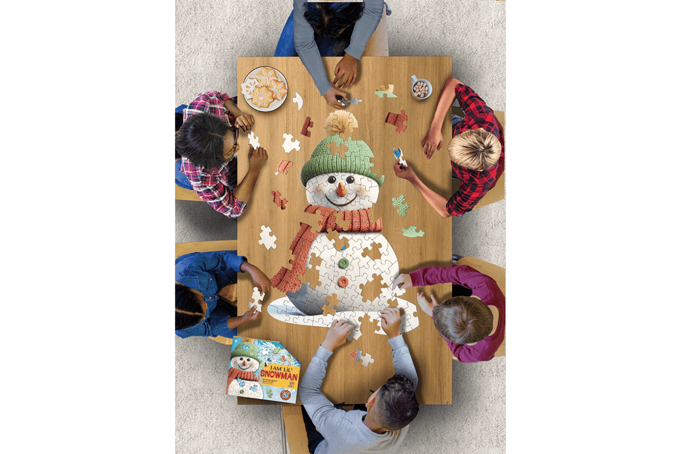 Outset Media I Am Lil’ Snowman - 100 Pieces