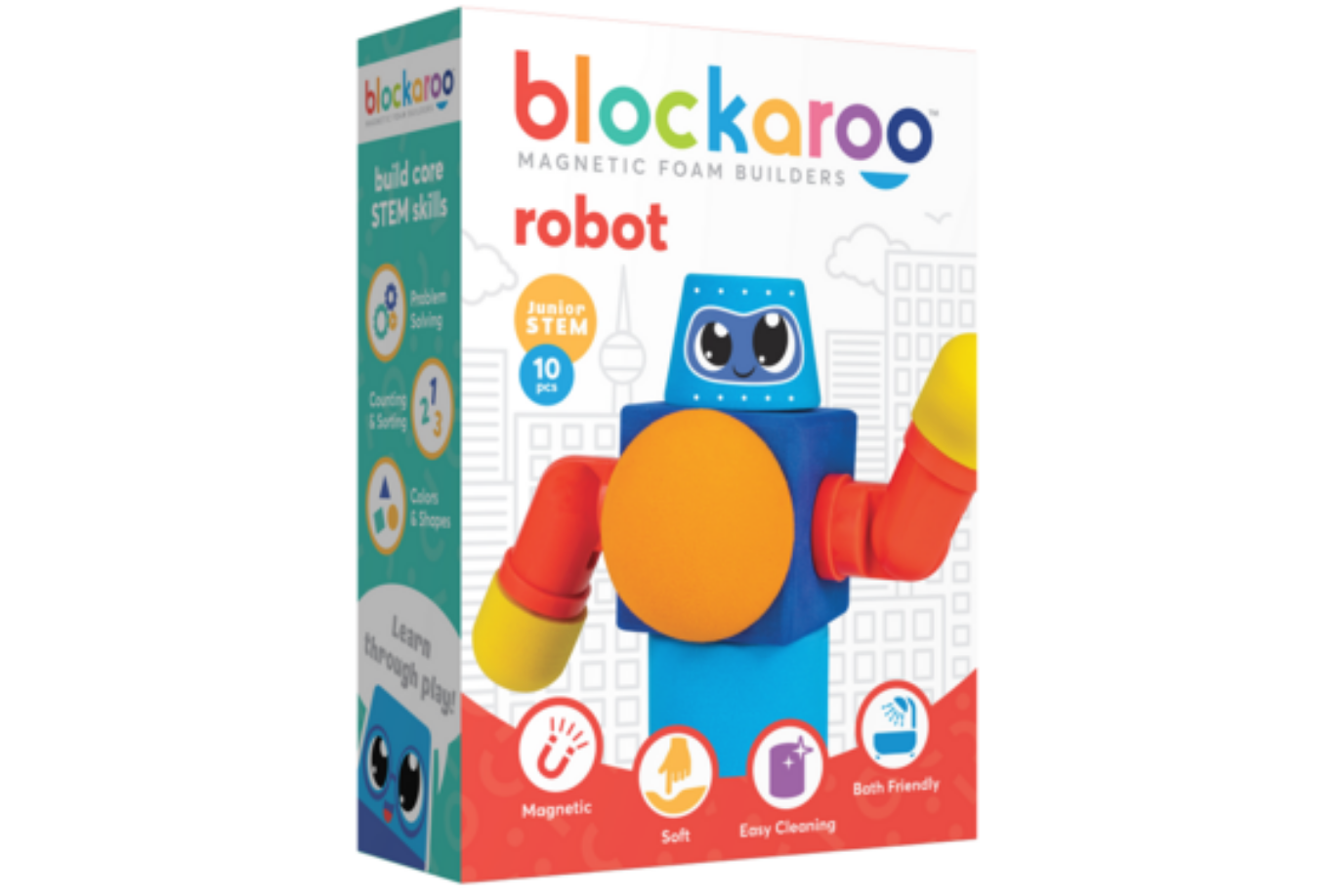 Blockaroo Magnetic Foam Builders - 10 pcs