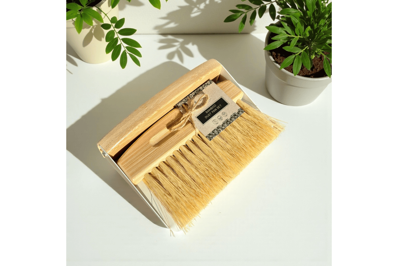 Bamboo Switch Bamboo Dust Pan & Brush