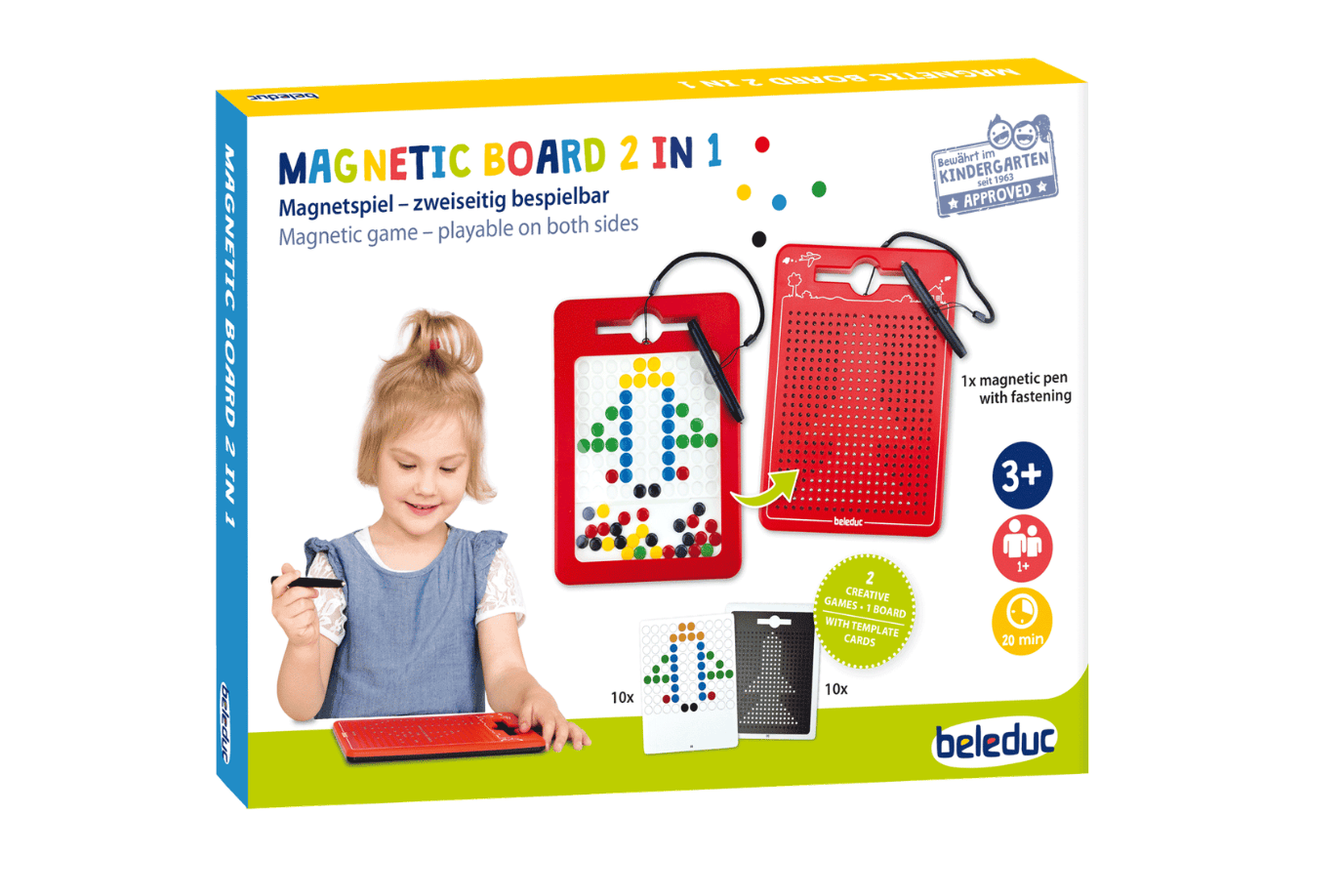 Playwell Beleduc 2-in-1 Magnetic Activity Board