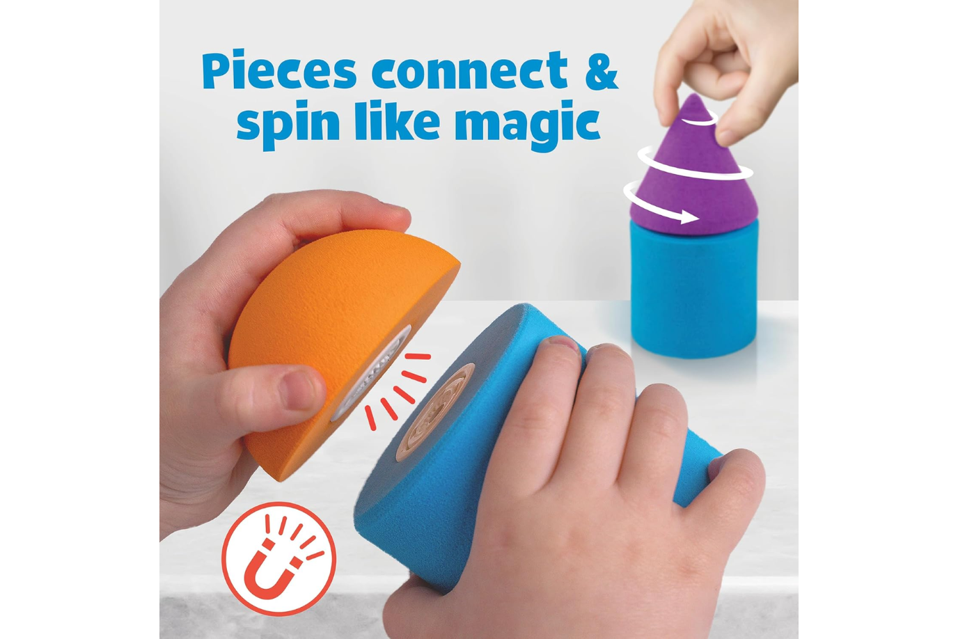 Blockaroo Magnetic Foam Builders - 10 pcs