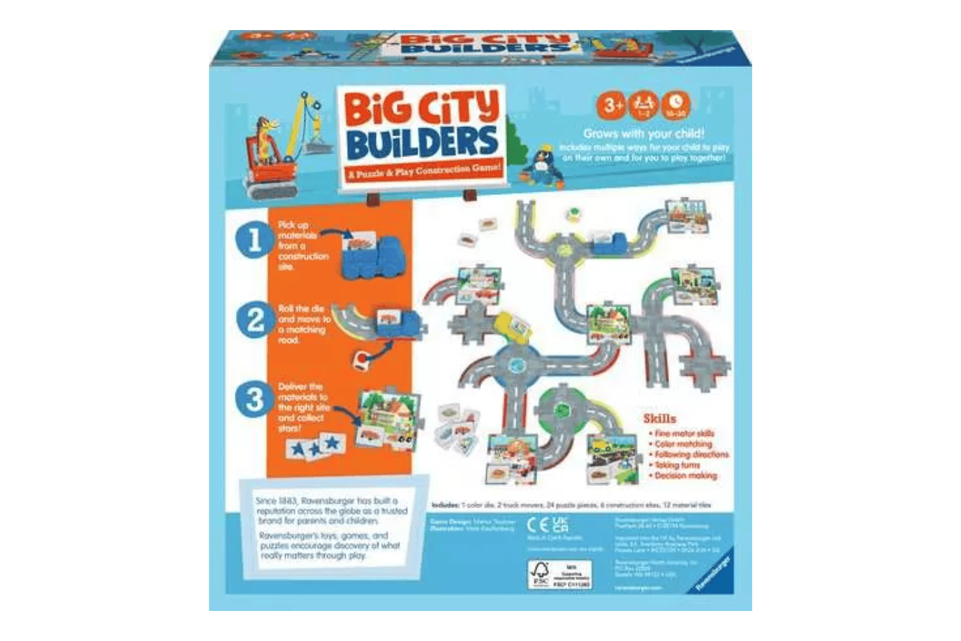 Tracy Stevenson Big City Builders Game - Ages 3+