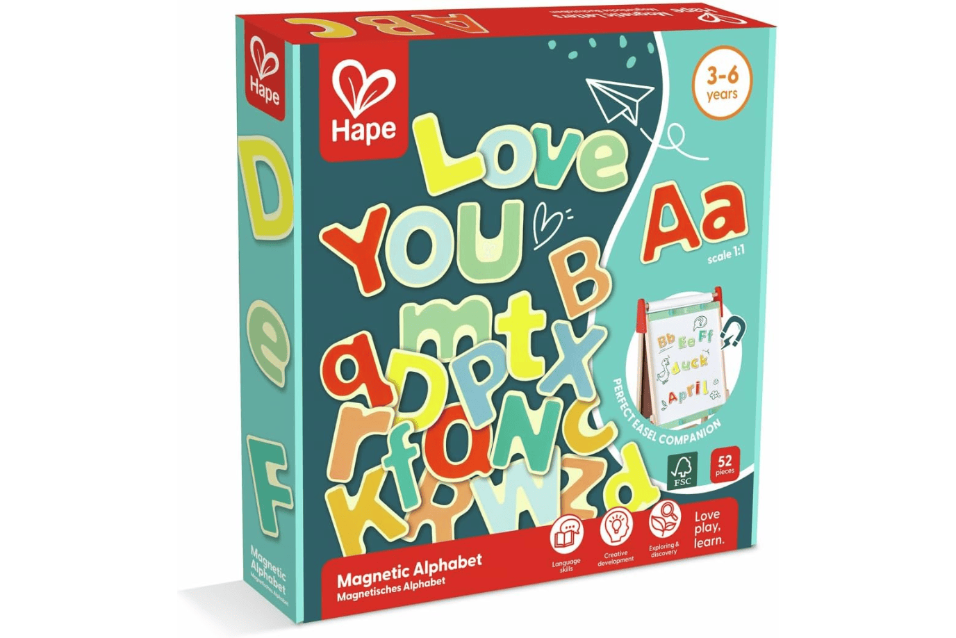Playwell ABC Magnetic Letters by Hape