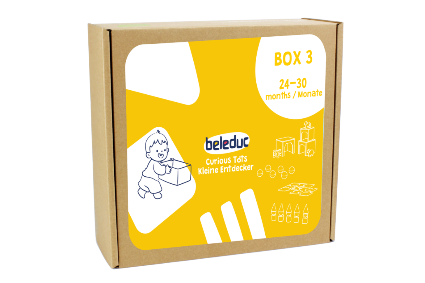 Beleduc Curious Tots Box 3: 24 - 30 Months