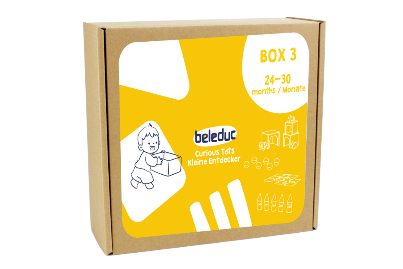 Playwell Toy Beleduc Curious Tots Box 3: 24 - 30 Months