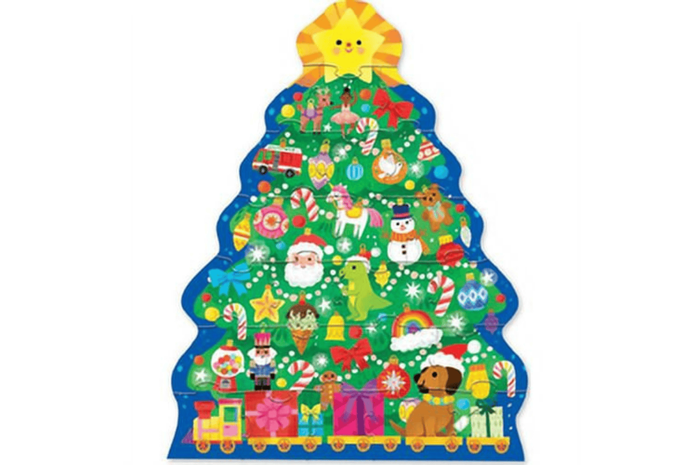 Crocodile Creek Christmas Tree (24 Pieces) Crocodile Creek Christmas Puzzles
