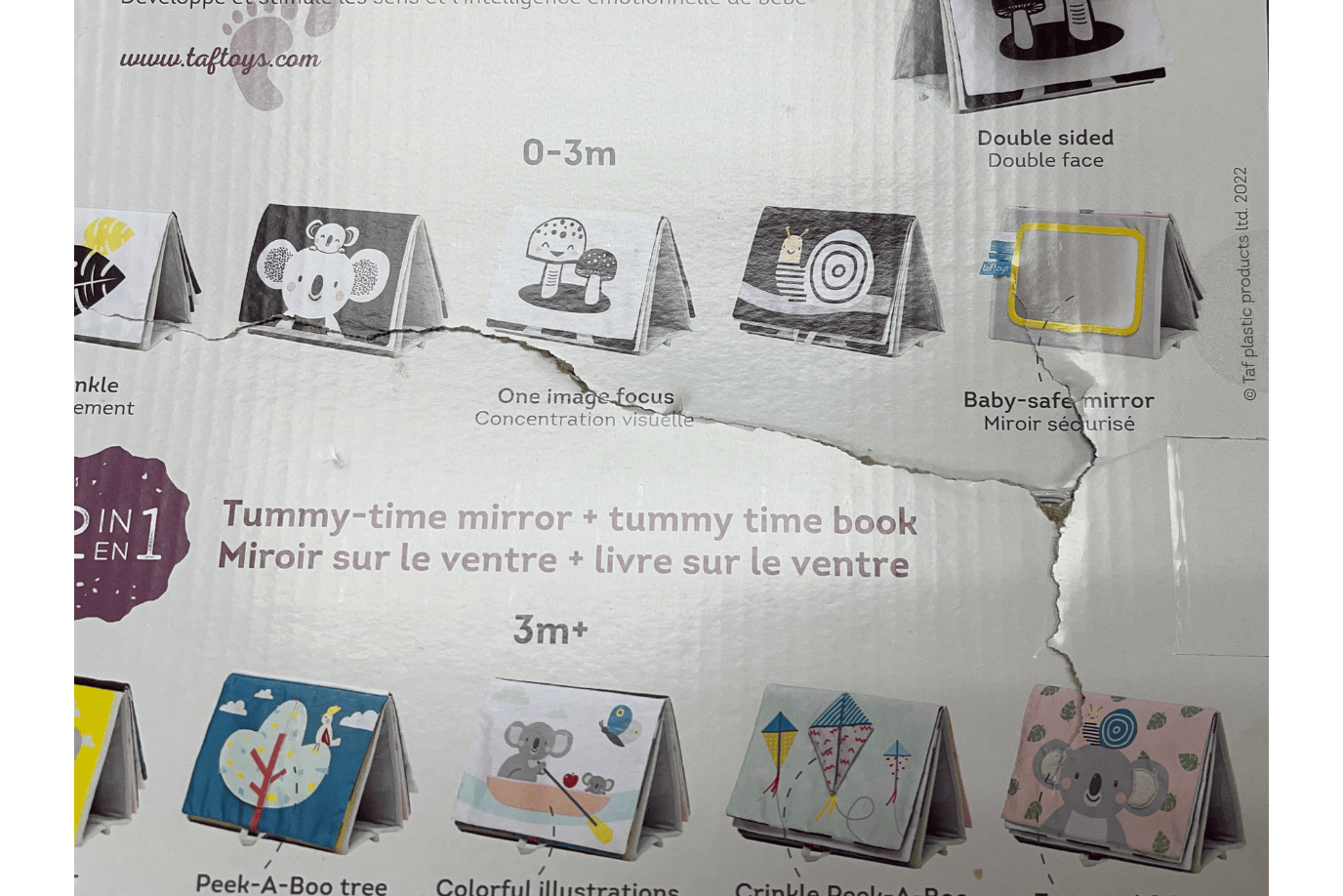 K.I.D. Toys Inc. Koala Tummy-Time Book - Damaged Box - FINAL SALE