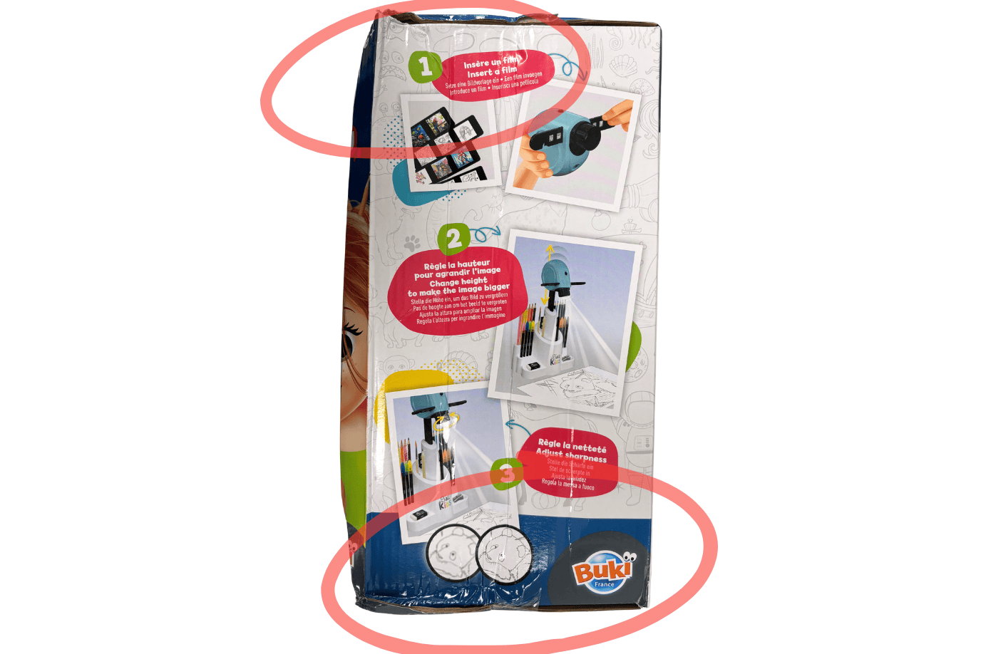 K.I.D. Toys Inc. Drawing Projector Kit - Damaged Box- FINAL SALE
