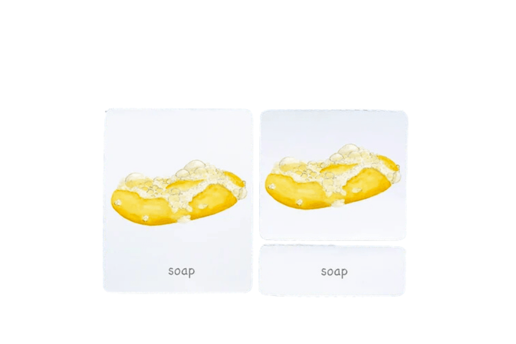 3-Part Language Cards (Watercolour) (Multiple Themes Available)