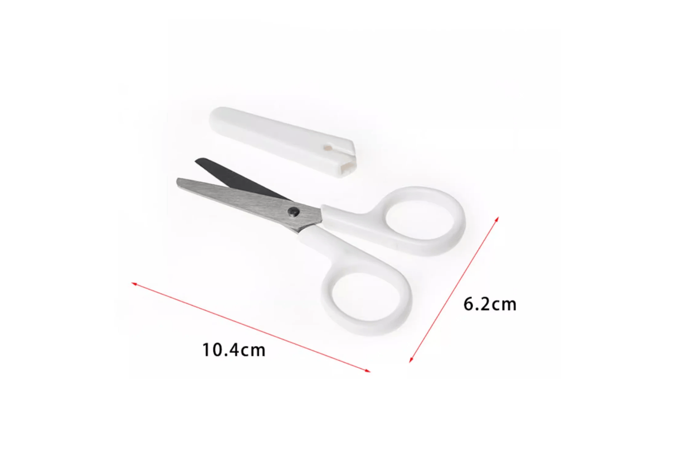 Children's Stainless Steel Scissors with Safety Cap