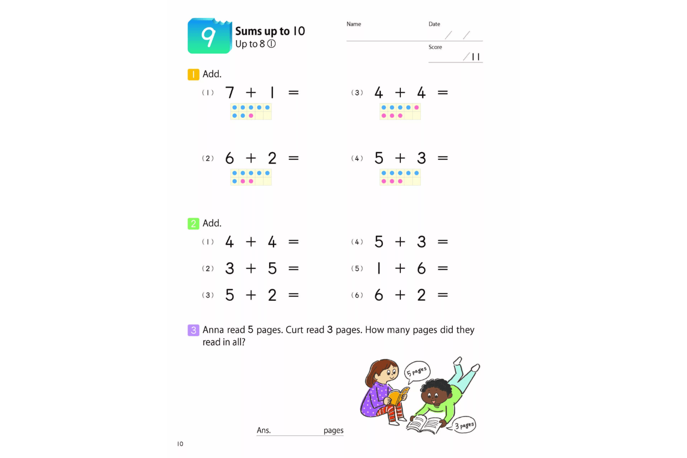 Kumon Publishing Canada Kumon: MathBites: Grade 1 Addition & Subtraction