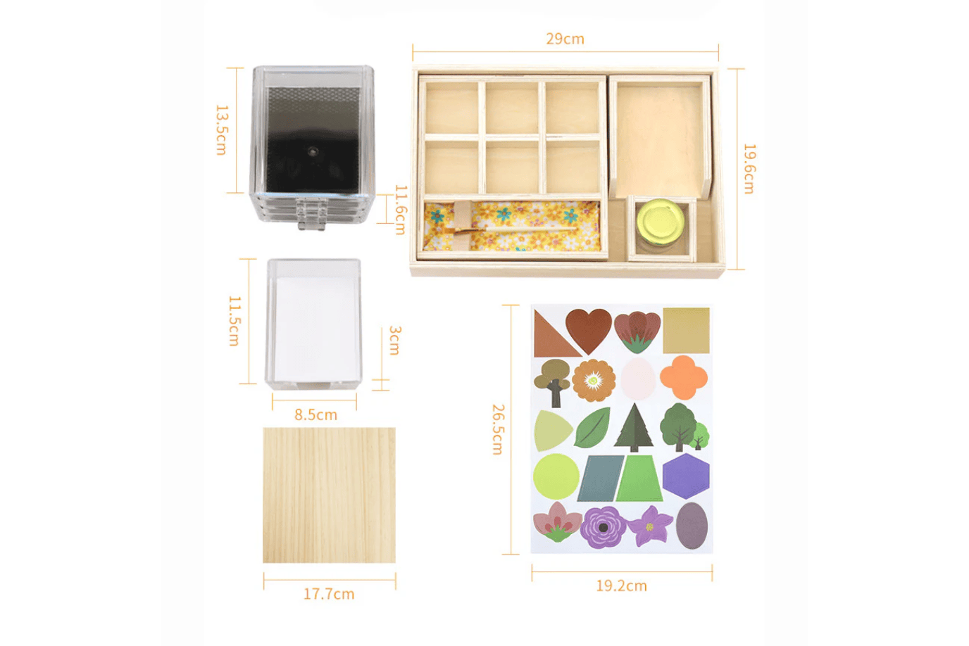 Adena Montessori Gluing Box - Complete Set