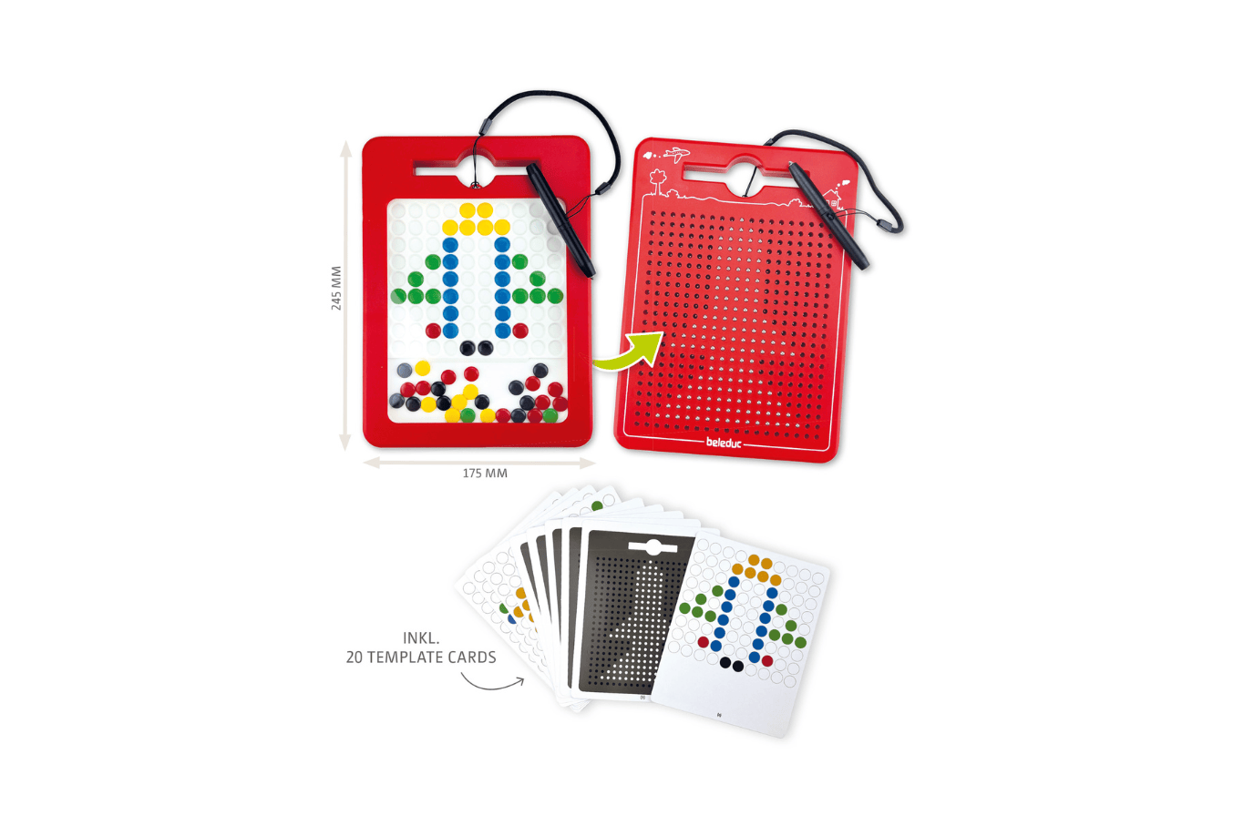 Playwell Beleduc 2-in-1 Magnetic Activity Board