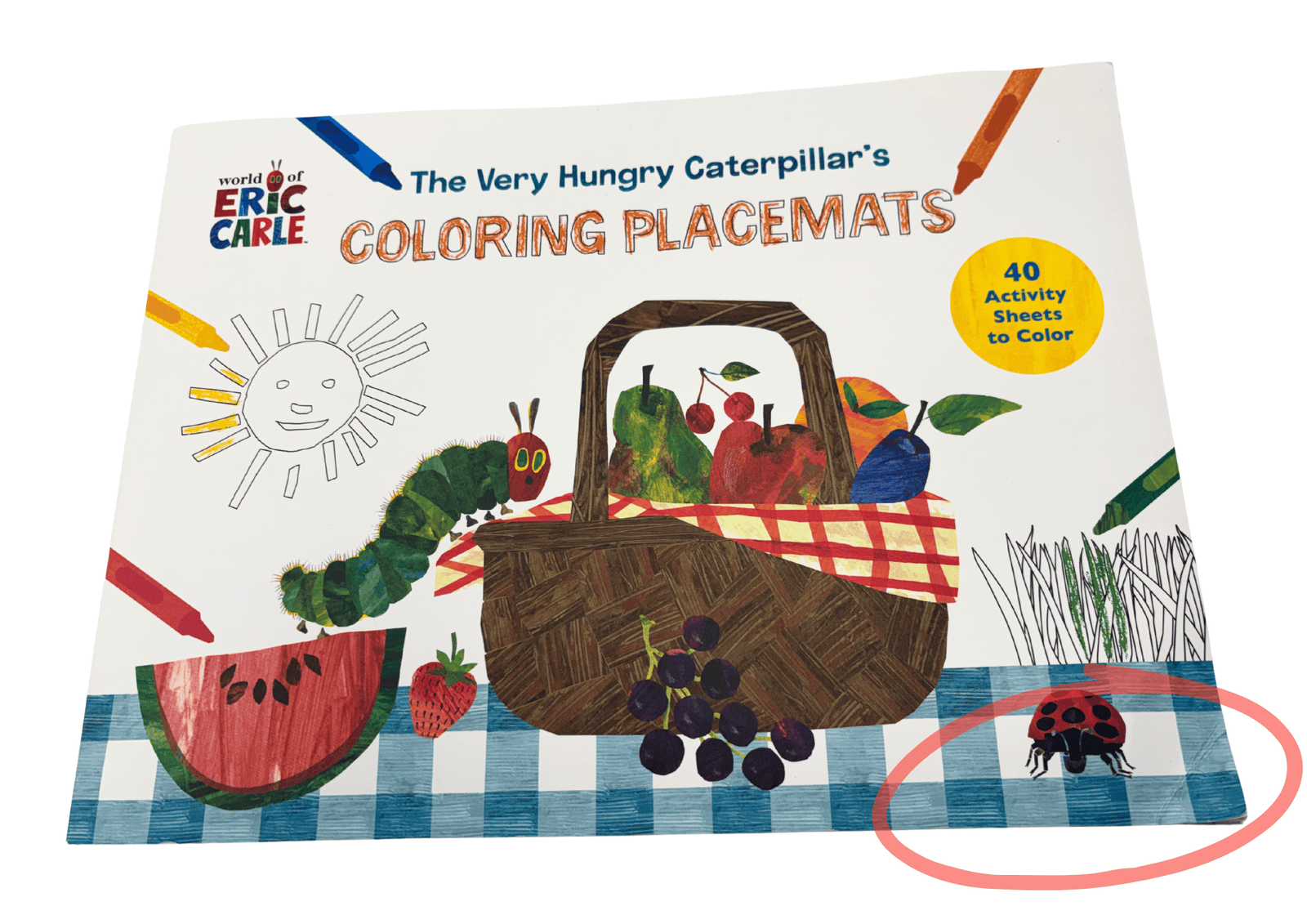The Very Hungry Caterpillar’s Colouring Placemats - Damaged Cover - FINAL SALE