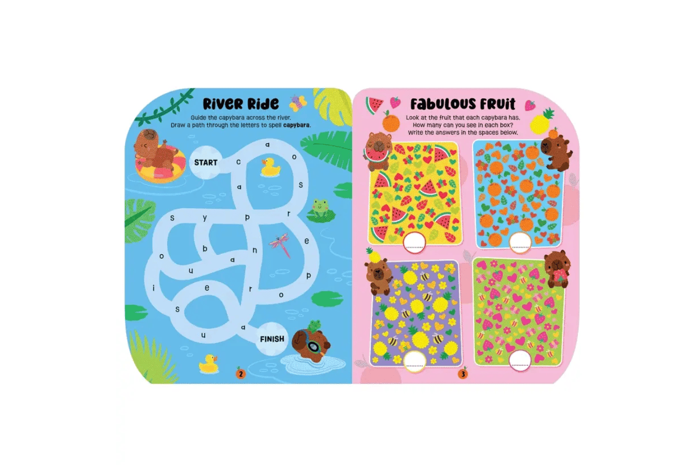 Fire the Imagination Capybara Club Activity Book
