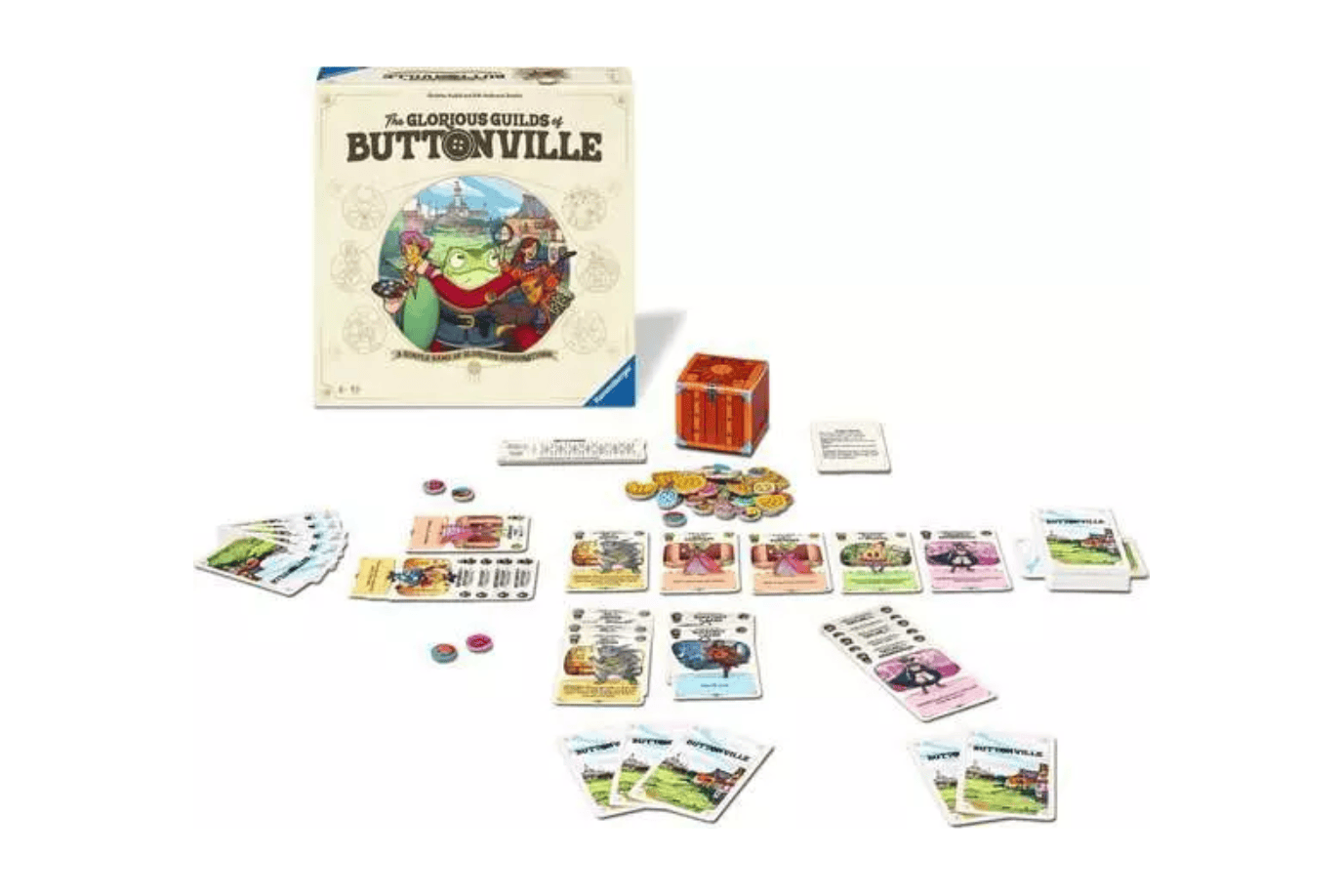 Tracy Stevenson The Guilds of Buttonville Strategy Game
