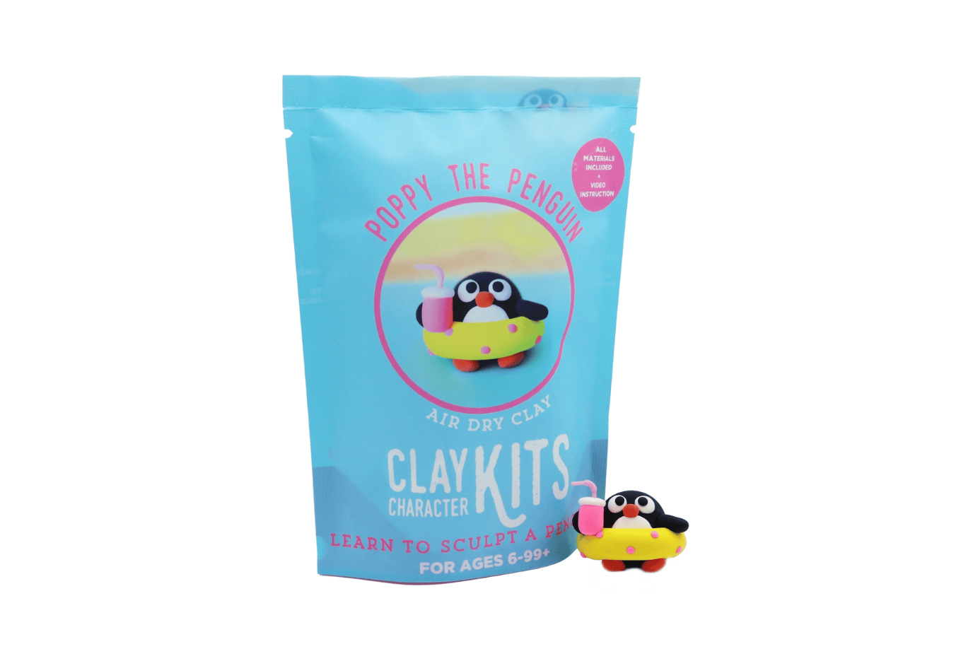 The Make Station Poppy the Penguin The Make Station | DIY Clay Kits