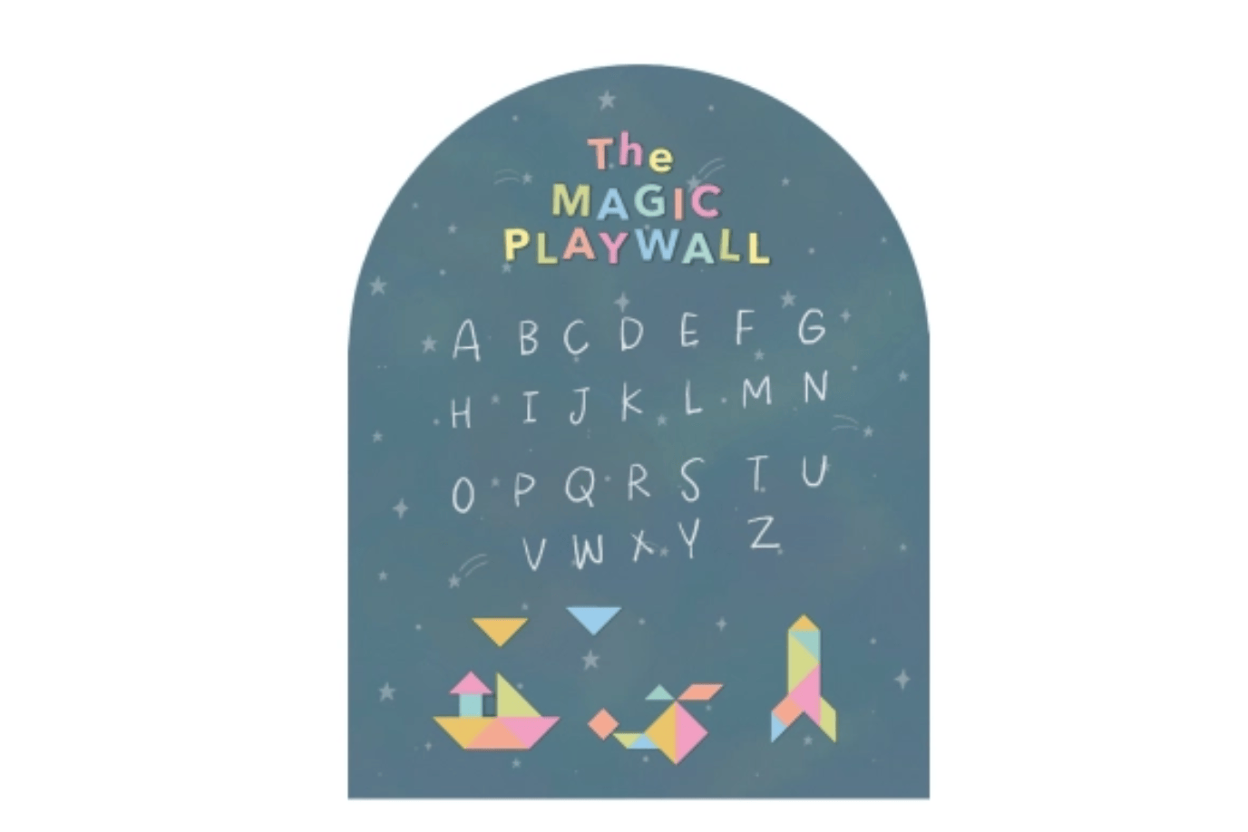 NEW & IMPROVED Mega Magic Playwall - Removable Magnetic Chalkboard Wall Decal