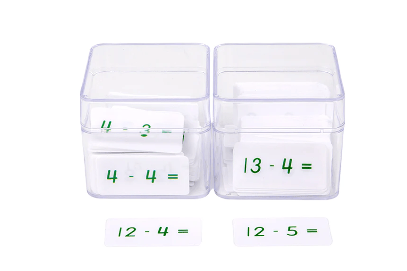 Adena Montessori Subtraction Problem Slips